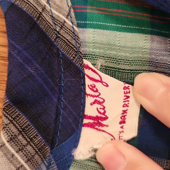 Vintage early to mid 1900's Marla D Side Zipper Dress/Appr Sz 6 - Picture 4 of 11